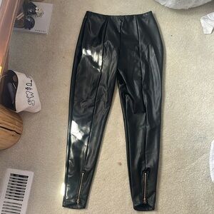 Shein size large leather pants